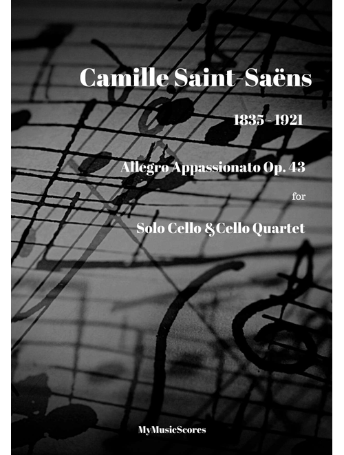 Saint-Saens Allegro Appassionata Op. 43 for Solo Cello and Cello Quartet (Arr. Paul Wood) - Camille Saint-Saëns (String Ensemble)