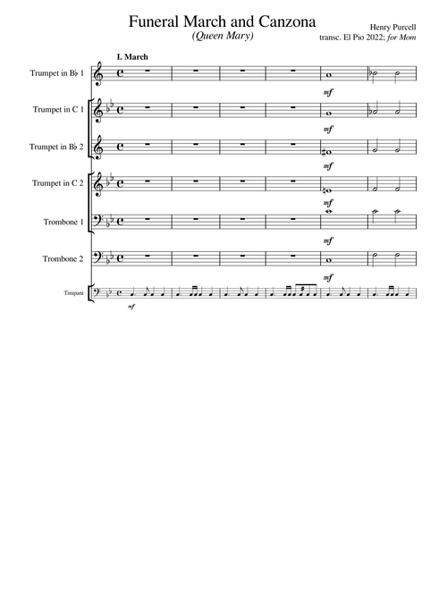 Music for the Funeral of Queen Mary, Z.860 – Henry Purcell