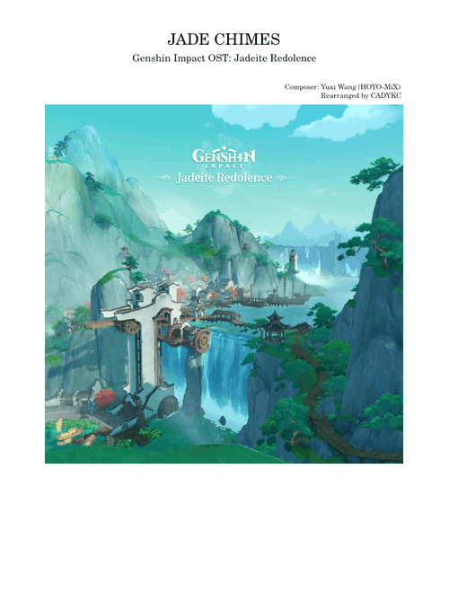 Genshin Impact OST: Jade Chimes – Yuxi Wang (HOYO-MiX)