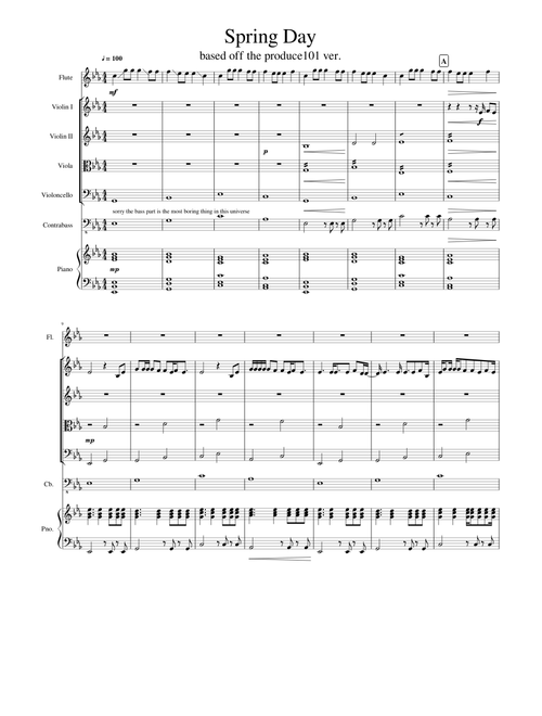 Spring Day (semi-orch ver)