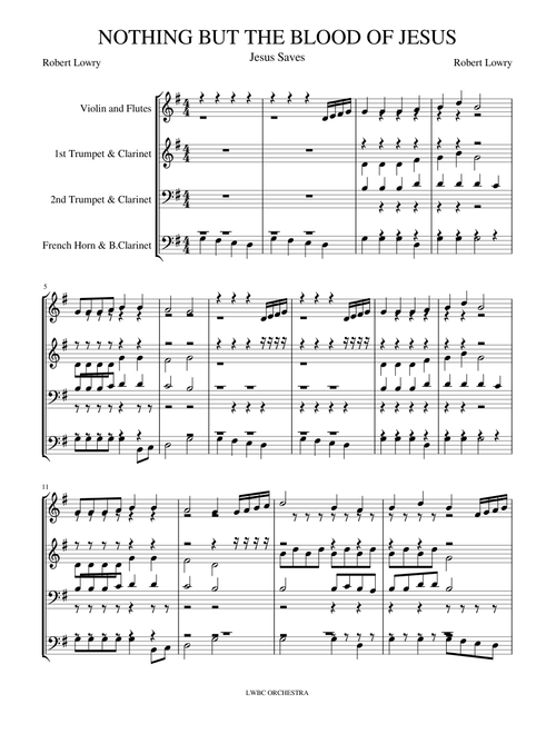 NOTHING BUT THE BLOOD OF JESUS-ATB rearranged