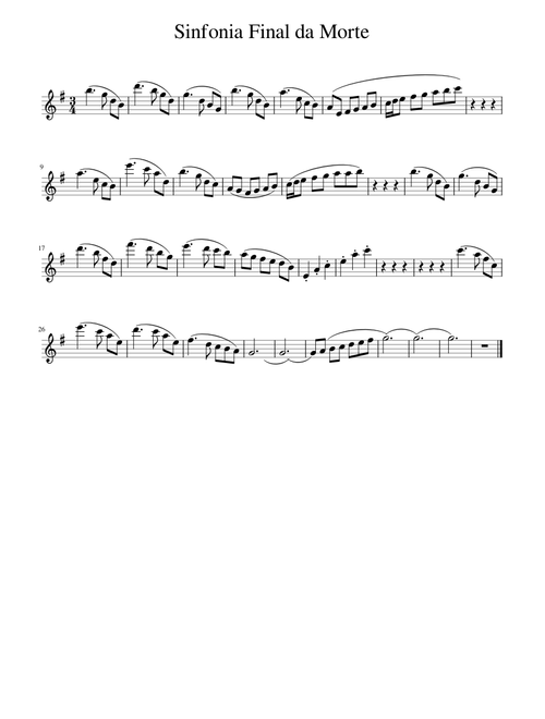 Sinfonia Final da Morte