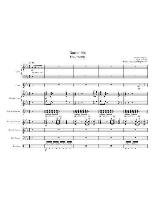 Backslide – Twenty One Pilots