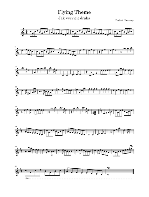 How To Train Your Dragon - Flying Theme – Misc Soundtrack