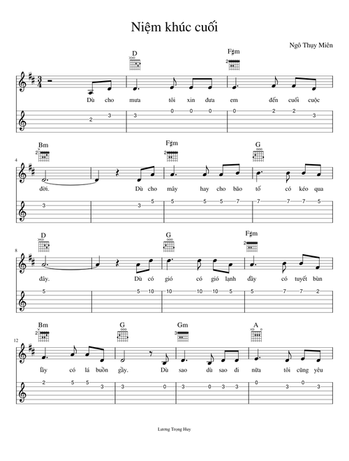 Niệm khúc cuối | Ngô Thụy Miên