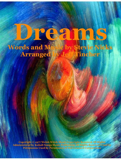 Dreams (Arr. Jeff Tincher) - Fleetwood Mac (Piano Vocal)