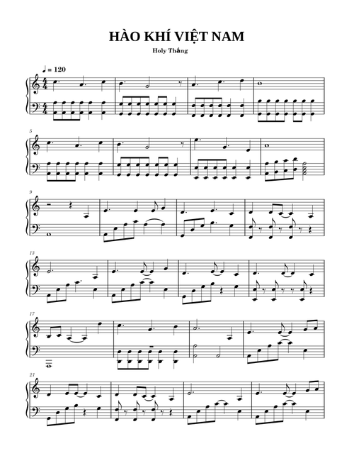 5B4 Hào Khí Việt Nam – Wonderland music 0986560167