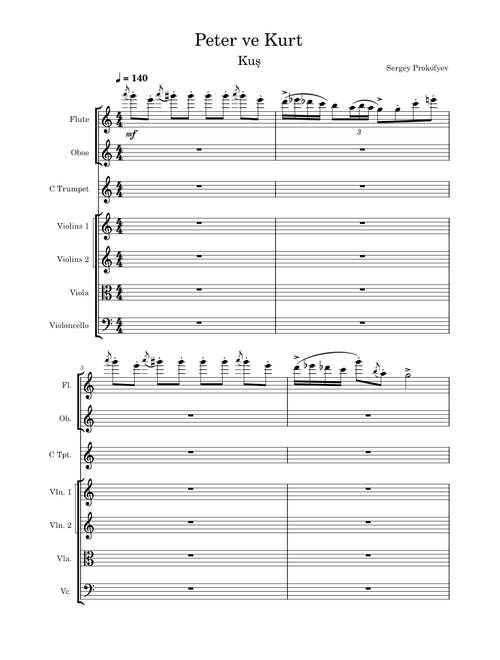 Peter and the Wolf, Op.67 – Sergei Prokofiev Peter ve Kurt, Kuş