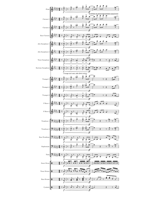 daddy daddy do pep band arrangement