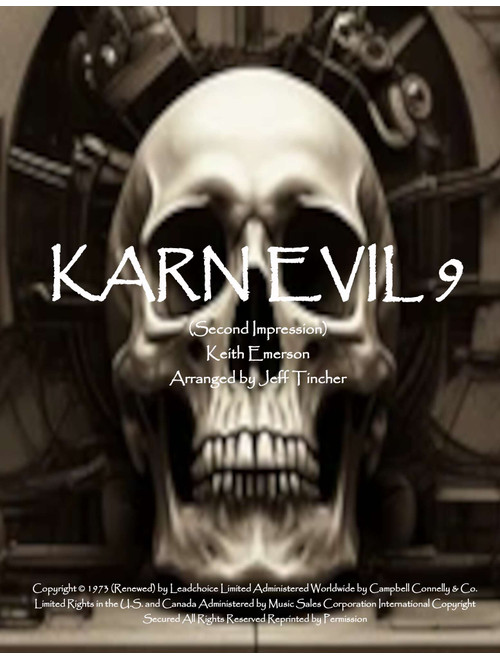 Karn Evil 9 (Second Impression) (Arr. Jeff Tincher) - Elp (Piano-Vocal-Guitar (Piano Accompaniment))