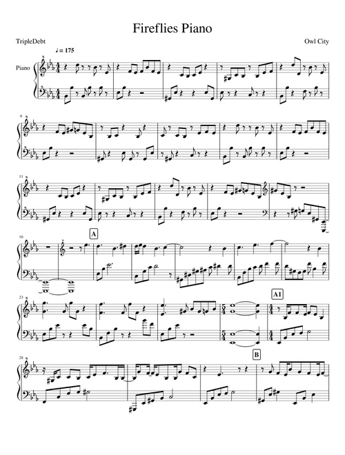 Fireflies - Owl City