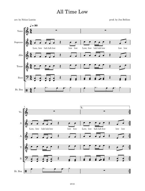 All Time Low (a capella ver.)