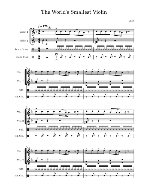 The World's Smallest Violin - AJR