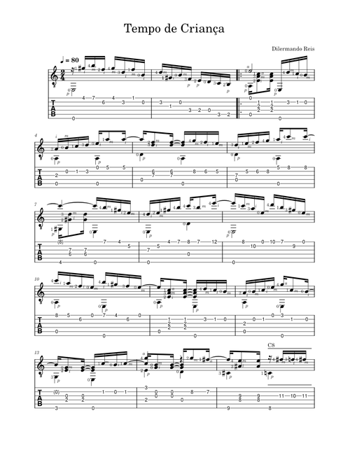 Tempo de crianca – Dilermando Reis