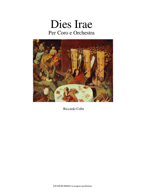 Dies Irae for choir and orchestra