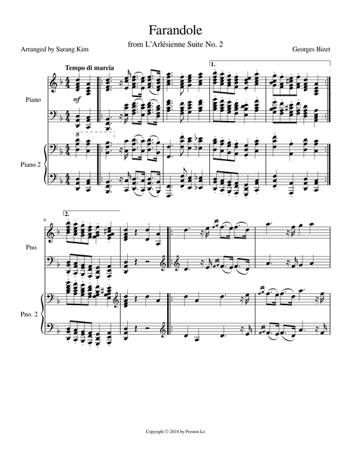 Farandole – Georges Bizet