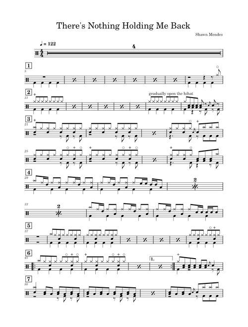 There's Nothing Holdin' Me Back – Shawn Mendes (drum set)