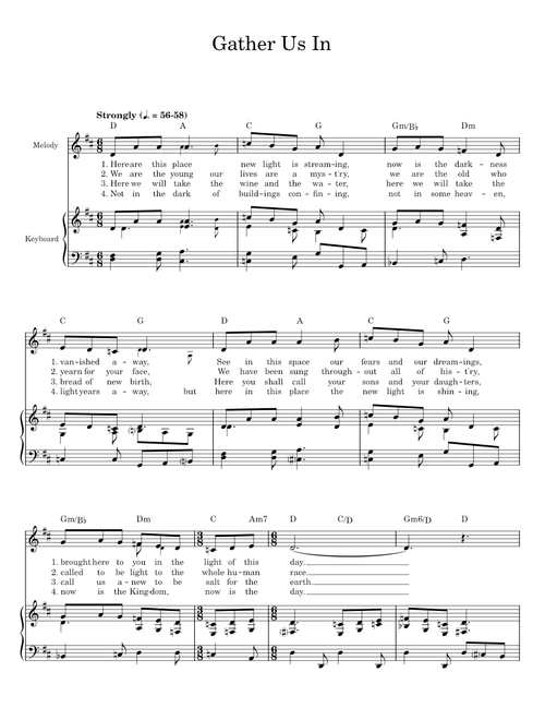 Gather us in - Marty Haugen