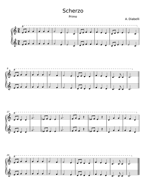 Scherzo - A. Diabelli