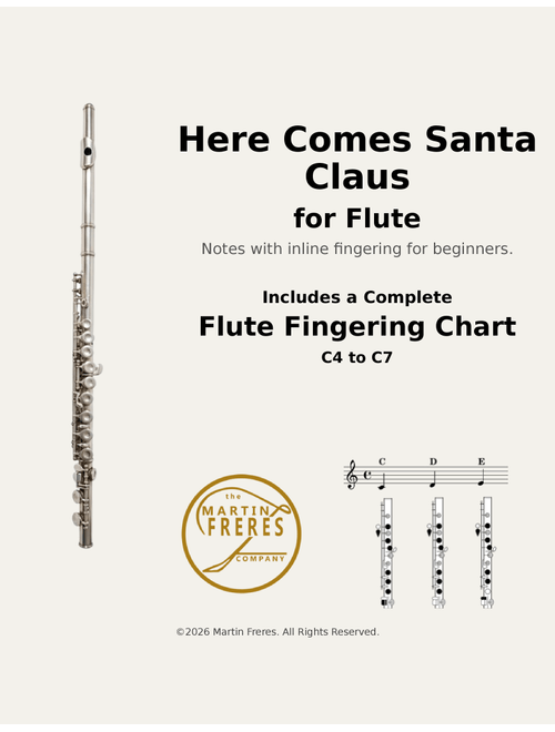 Here Comes Santa Claus (Right Down Santa Claus Lane) (Arr. Martin Freres) - Gene Autry (Flute Solo)