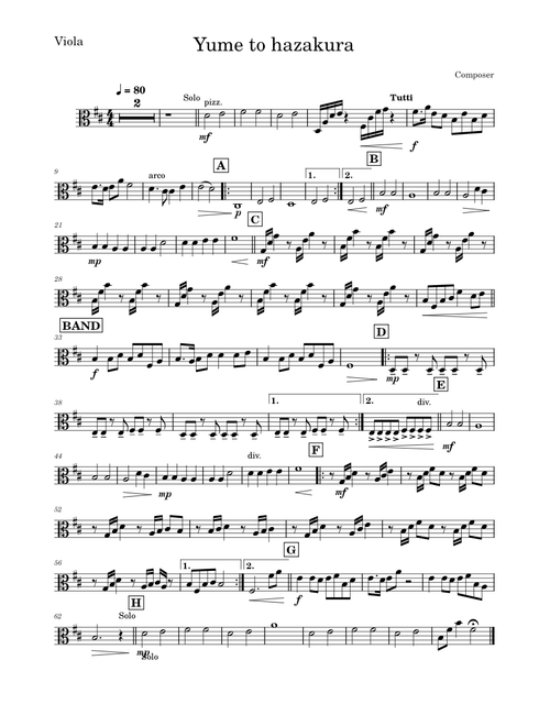 Yume to Hazakura-Viola