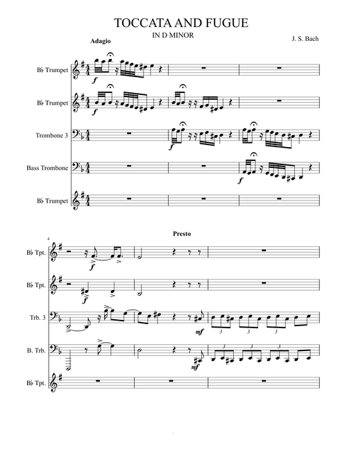 TOCCATA AND FUGUE