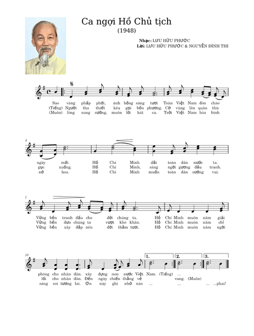 Ca ngợi Hồ Chủ tịch