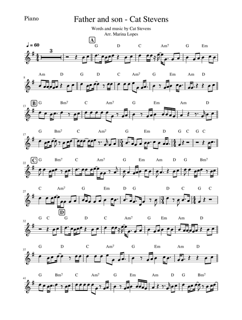 Father And Son (Arr. Marina Lopes) - Boyzone (String Ensemble)