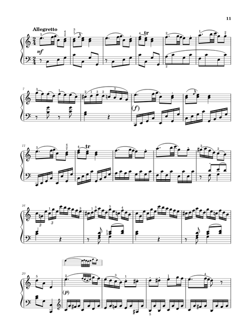 Sonata No. 10, 3rd Movement K. 330
