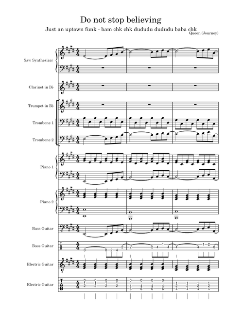 Dont Stop Believin' – Unknown author