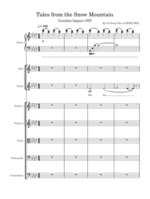 Tales from the Snow Mountain (OFFICIAL SCORE)