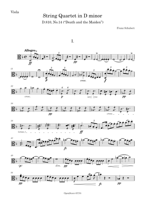 String Quartet in D minor, D.810, No.14, 