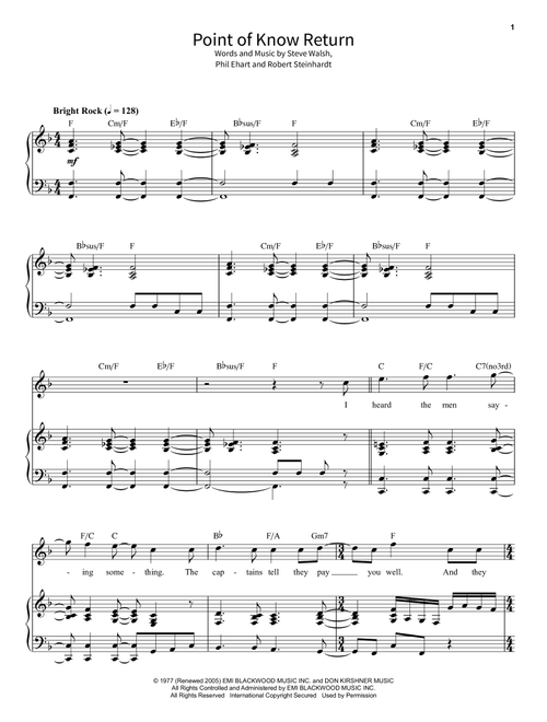Point Of Know Return - Kansas (School of Rock - Keys)