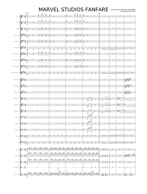 Marvel Studios Fanfare for Marching Band