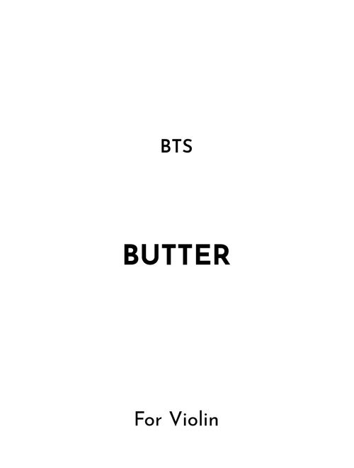 Butter (Arr. Jireh J.) - BTS (Violin Solo)