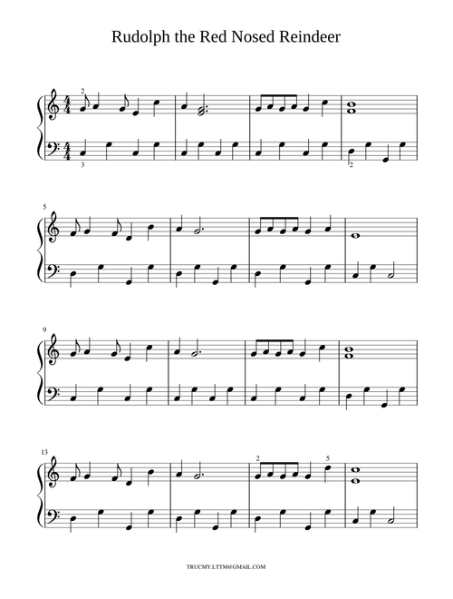 Rudolph the red nosed reindeer – The Temptations