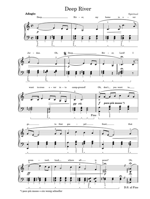 Deep River – Misc Traditional