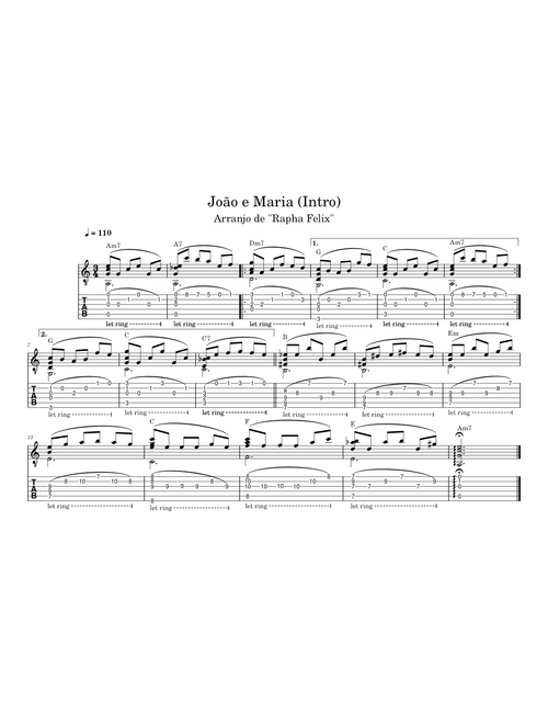 Joao e maria – Chico Buarque João e Maria (Intro Violão)