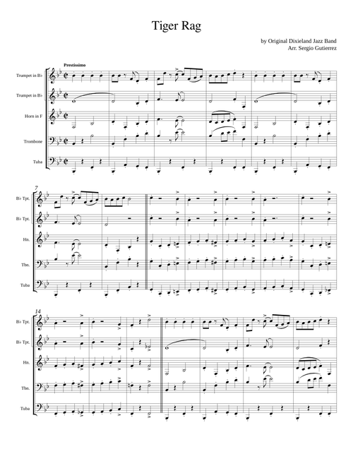 Tiger Rag – Original Dixieland Jazz Band