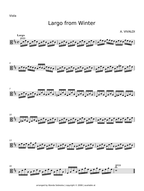 Largo - Antonio Vivaldi