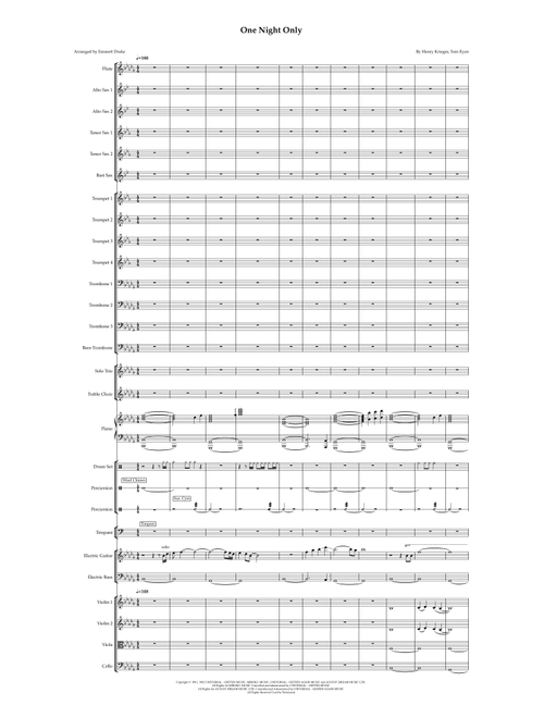 One Night Only (Arr. Emmett Drake) - Angelica (Jazz Ensemble)