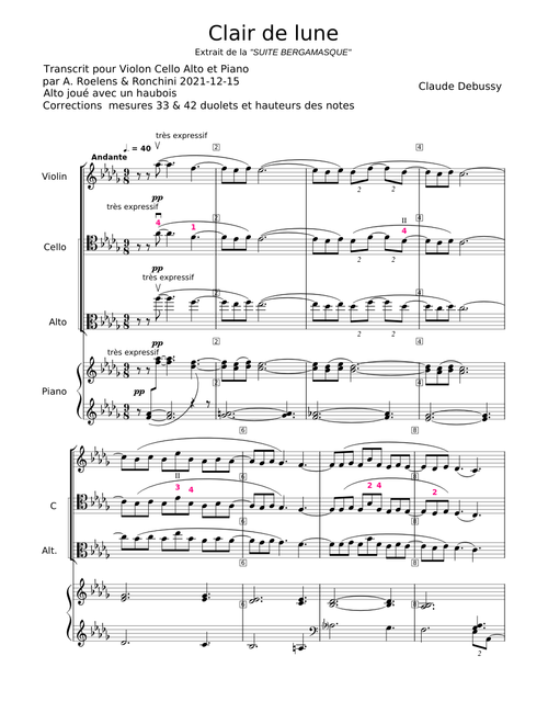 Suite bergamasque – Claude Debussy
