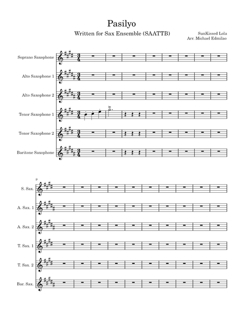 Pasilyo (Sax Ensemble)