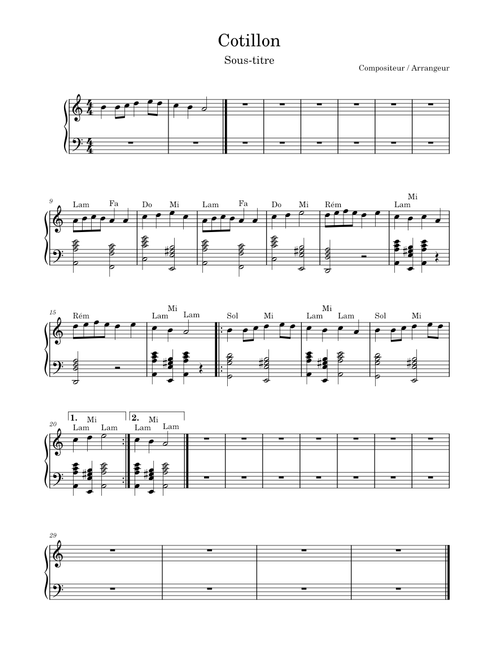 Folk song – Misc tunes