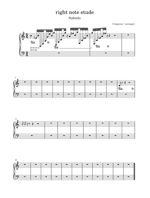 Chopin, Étude in E minor, Op. 25 No. 5, 'Wrong Note' – Frédéric Chopin
