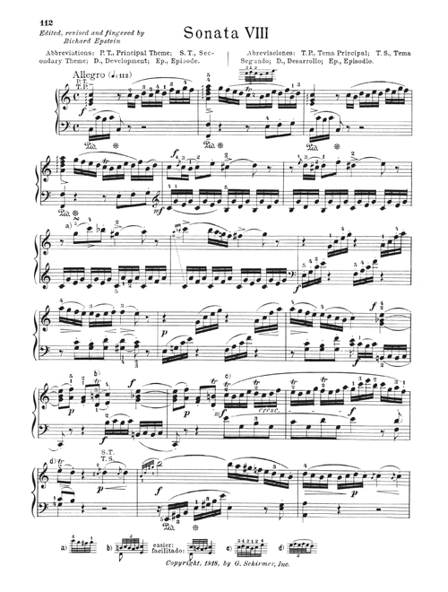 Sonata In C Major, K. 279 (Ed. Richard Epstein) - Wolfgang Amadeus Mozart (Piano Solo)