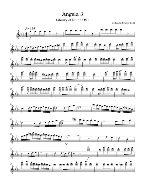 Library of Ruina (Angela 3) – StudioEIM Violin