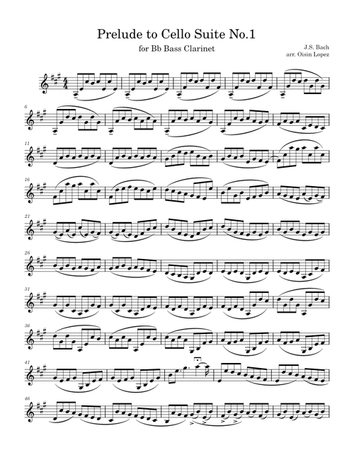 Cello Suite No.1 in G major, BWV 1007 – Johann Sebastian Bach
