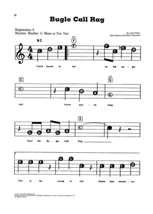 Bugle Call Rag Bugle Call Rag – Jack Pettis, Benny Goodman Sheet Music with Chords for ...