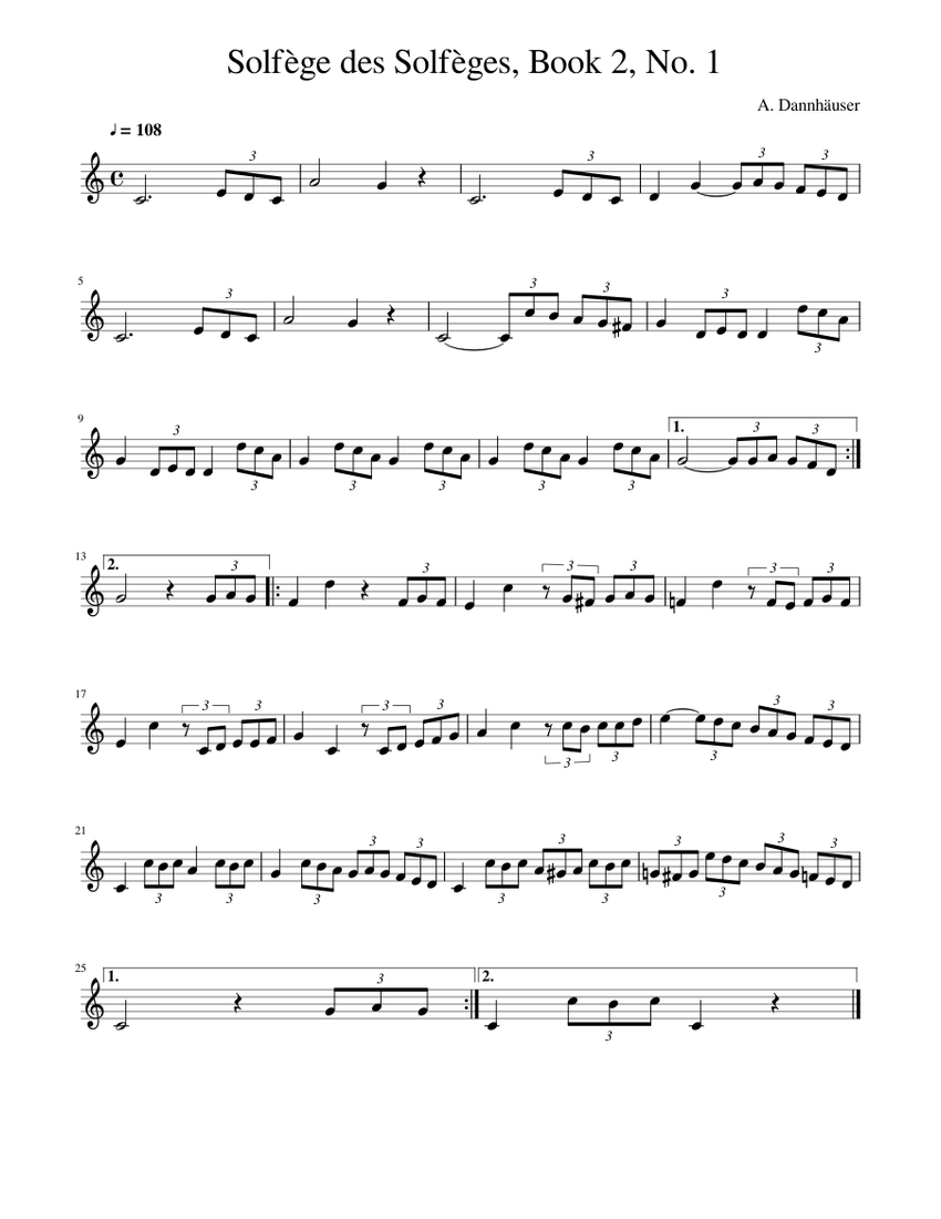 Solfège des Solfèges - Volume 2A – Ficks Music